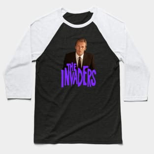 The Invaders - David Vincent Baseball T-Shirt